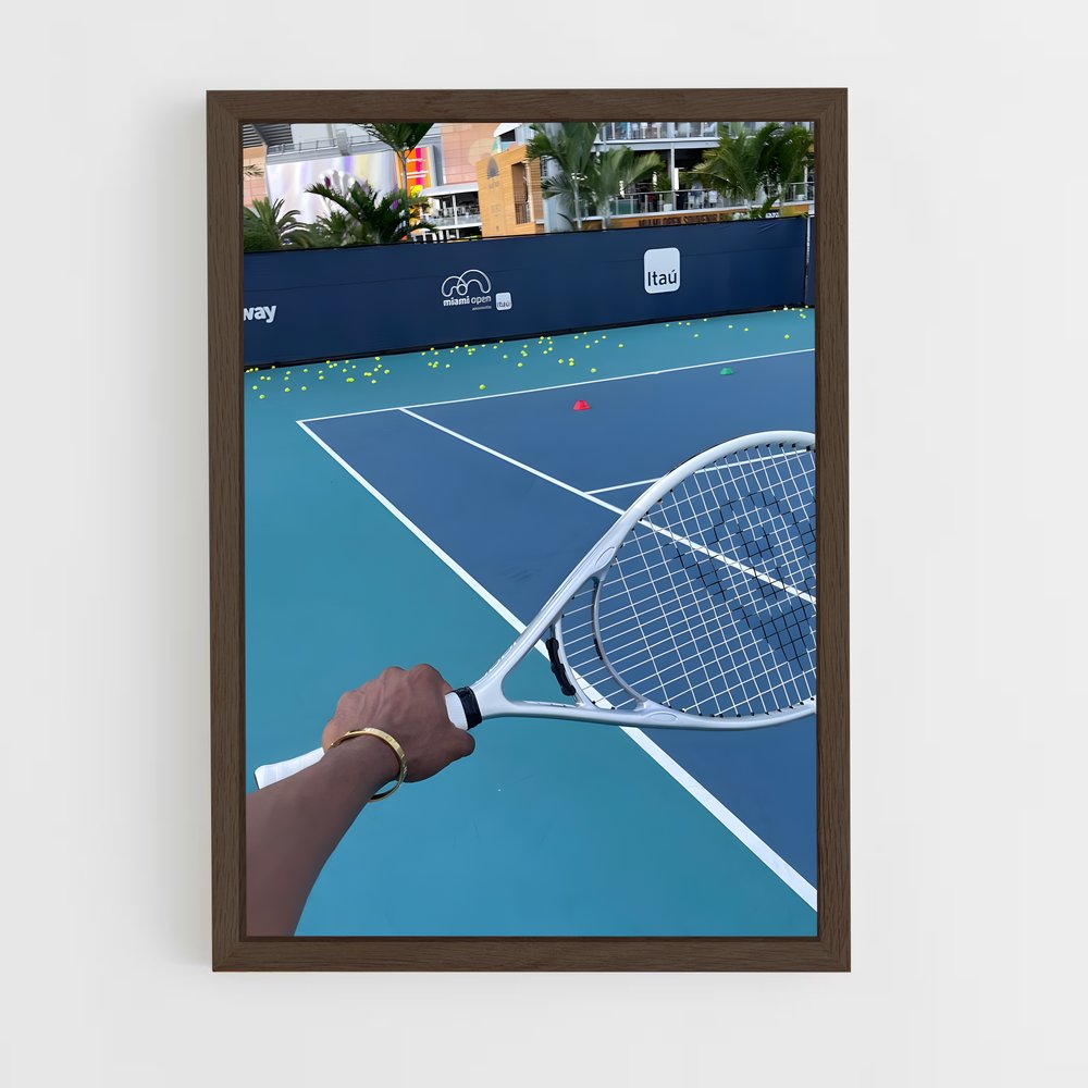 Poster Smash à Miami – affiche Tennis (vue 5)